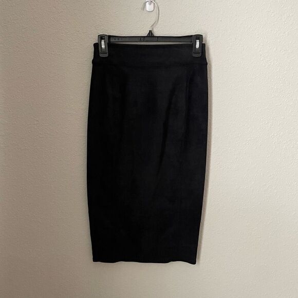 Prologue Vegan Suede Pencil Skirt Size XS - Picture 2 of 6